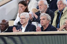 Celebrities In Stands At The 2024 French Open - Village Day Three NB