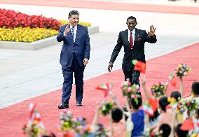 CHINA-BEIJING-XI JINPING-EQUATORIAL GUINEA-PRESIDENT-TALKS (CN)