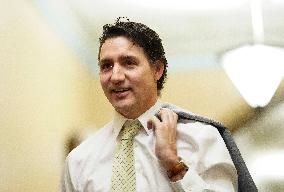 PM Justin Trudeau Arrives To Parliament Hill - Ottawa