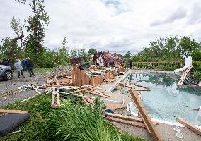 Powerful Tornado Hit Southern Quebec