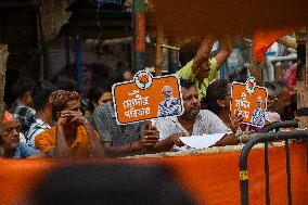 Narendra Modi's Election Campaign Roadshow In Kolkata.