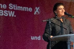 Buendnis Sahra Wagenknecht Party Rally For Europa Election 2024 In Cologne