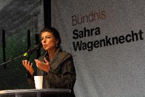 Buendnis Sahra Wagenknecht Party Rally For Europa Election 2024 In Cologne