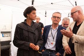 Buendnis Sahra Wagenknecht Party Rally For Europa Election 2024 In Cologne