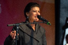 Buendnis Sahra Wagenknecht Party Rally For Europa Election 2024 In Cologne