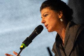 Buendnis Sahra Wagenknecht Party Rally For Europa Election 2024 In Cologne