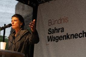 Buendnis Sahra Wagenknecht Party Rally For Europa Election 2024 In Cologne