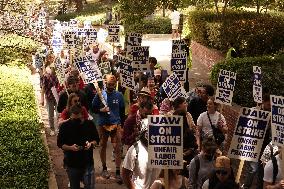 U.S.-LOS ANGELES-UC LOS ANGELES-ACADEMIC WORKERS-PROTEST