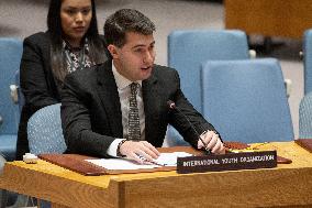 UN-SECURITY COUNCIL-YOUTH AMBASSADOR-WOMEN & YOUTH-INT'L PEACE