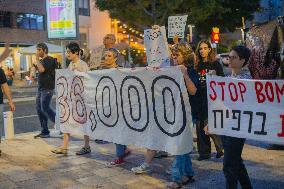 Ceasefire Protest - Tel Aviv
