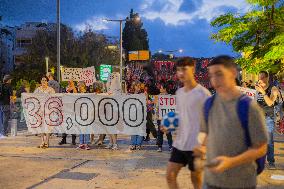 Ceasefire Protest - Tel Aviv