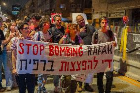 Ceasefire Protest - Tel Aviv