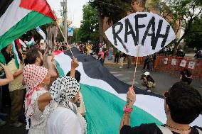 Global Action For Rafah In Mexico