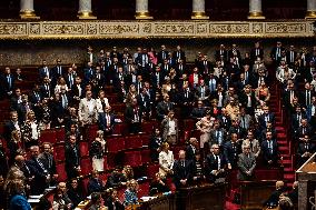 Government Question Time At The French National Assembly