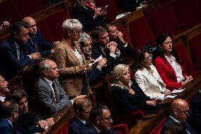 Government Question Time At The French National Assembly