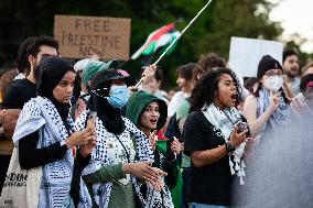 Demonstration against attacks on Rafah