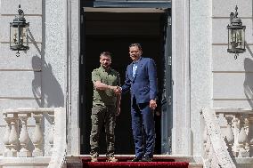 Volodymyr Zelensky's visit to Portugal
