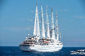 The Windstar Wind Surf Sailboat - Monaco