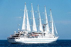 The Windstar Wind Surf Sailboat - Monaco