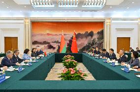 CHINA-BEIJING-HAN ZHENG-BELARUS-MEETING (CN)