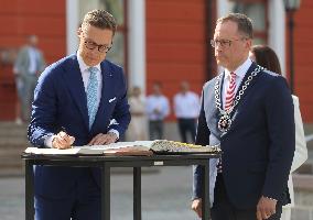 President of Finland Alexander Stubb visits Tartu