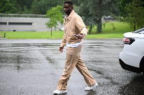 French Football Squad Arriving At Training Camp - Clairefontaine