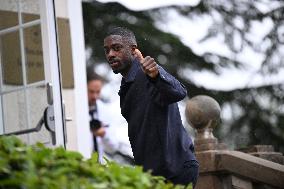 French Football Squad Arriving At Training Camp - Clairefontaine