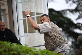 French Football Squad Arriving At Training Camp - Clairefontaine