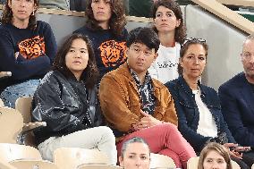 Celebrities At Stands During The 2024 French Open - Village Day Four NB