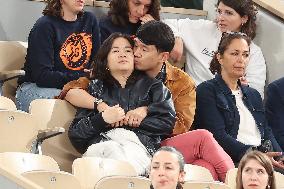 Celebrities At Stands During The 2024 French Open - Village Day Four NB