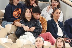 Celebrities At Stands During The 2024 French Open - Village Day Four NB