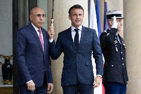 Emmanuel Macron meets with Mauritania President - Paris