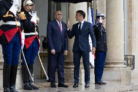 Emmanuel Macron meets with Mauritania President - Paris