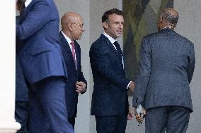 Emmanuel Macron meets with Mauritania President - Paris