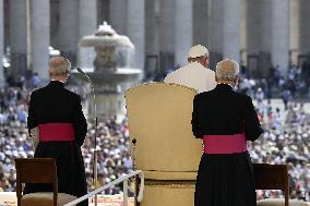 Pope Francis Leads the General Audience - Vatican
