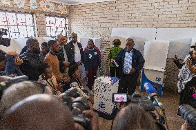 SOUTH AFRICA-JOHANNESBURG-ELECTION-VOTING