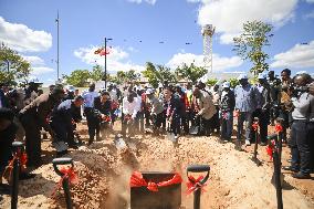 ZAMBIA-LUSAKA-CHINA-FRIENDSHIP ROAD-GROUNDBREAKING