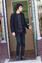 Timothee Chalamet On Set - NJ