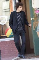 Timothee Chalamet On Set - NJ