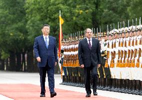 CHINA-BEIJING-XI JINPING-EGYPT-PRESIDENT-TALKS (CN)