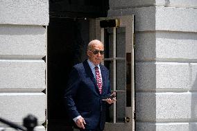 President Biden Leaves The White House