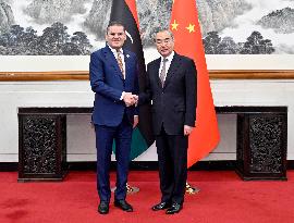 CHINA-BEIJING-WANG YI-LIBYA-MEETING (CN)