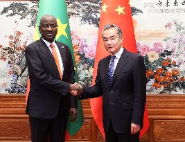 CHINA-BEIJING-WANG YI-MAURITANIA-FM-MEETING (CN)