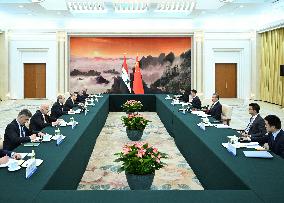 CHINA-BEIJING-WANG YI-SYRIAN FM-MEETING (CN)