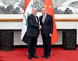 CHINA-BEIJING-WANG YI-IRAQ-DEPUTY PM-MEETING (CN)