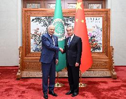 CHINA-BEIJING-WANG YI-ARAB LEAGUE-GHEIT-MEETING (CN)