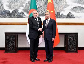 CHINA-BEIJING-WANG YI-ALGERIAN FM-MEETING (CN)