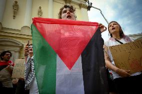 Students Demand End To Israel Cooperation In Warsaw