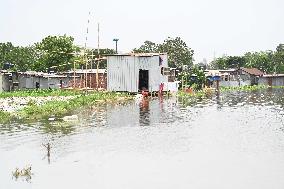 Flooded Heavy Rains After Cyclone Remal Landfall In Dhaka