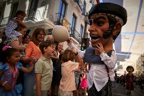 The Tarasca Parade 2024 in Granada, Spain